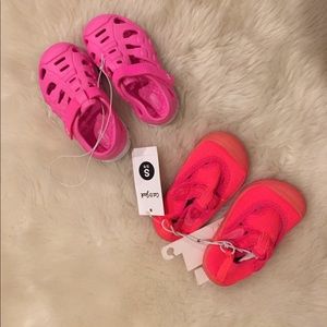 Lot of Two Toddler Swim Shoes